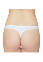 Low Rise Mesh Thongs White 2102